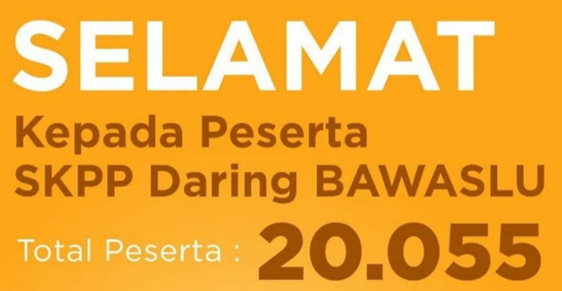 Hardiknas, Bawaslu Mulai Kelas SKPP Daring 20.055 Pendaftar Lolos Jadi Peserta