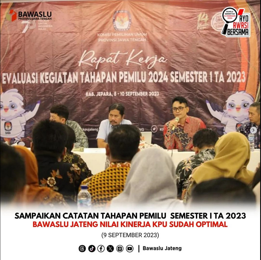 Amin: KPU Jateng Sudah Jalani Tahapan Pemilu 2024 Dengan Optimal
