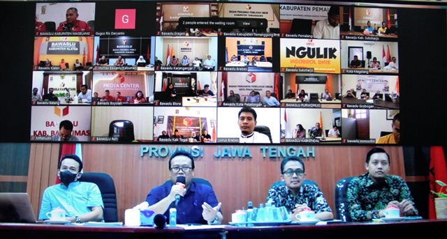 Bawaslu Jawa Tengah Gelar Rapat Pengawasan Pemilu 2024