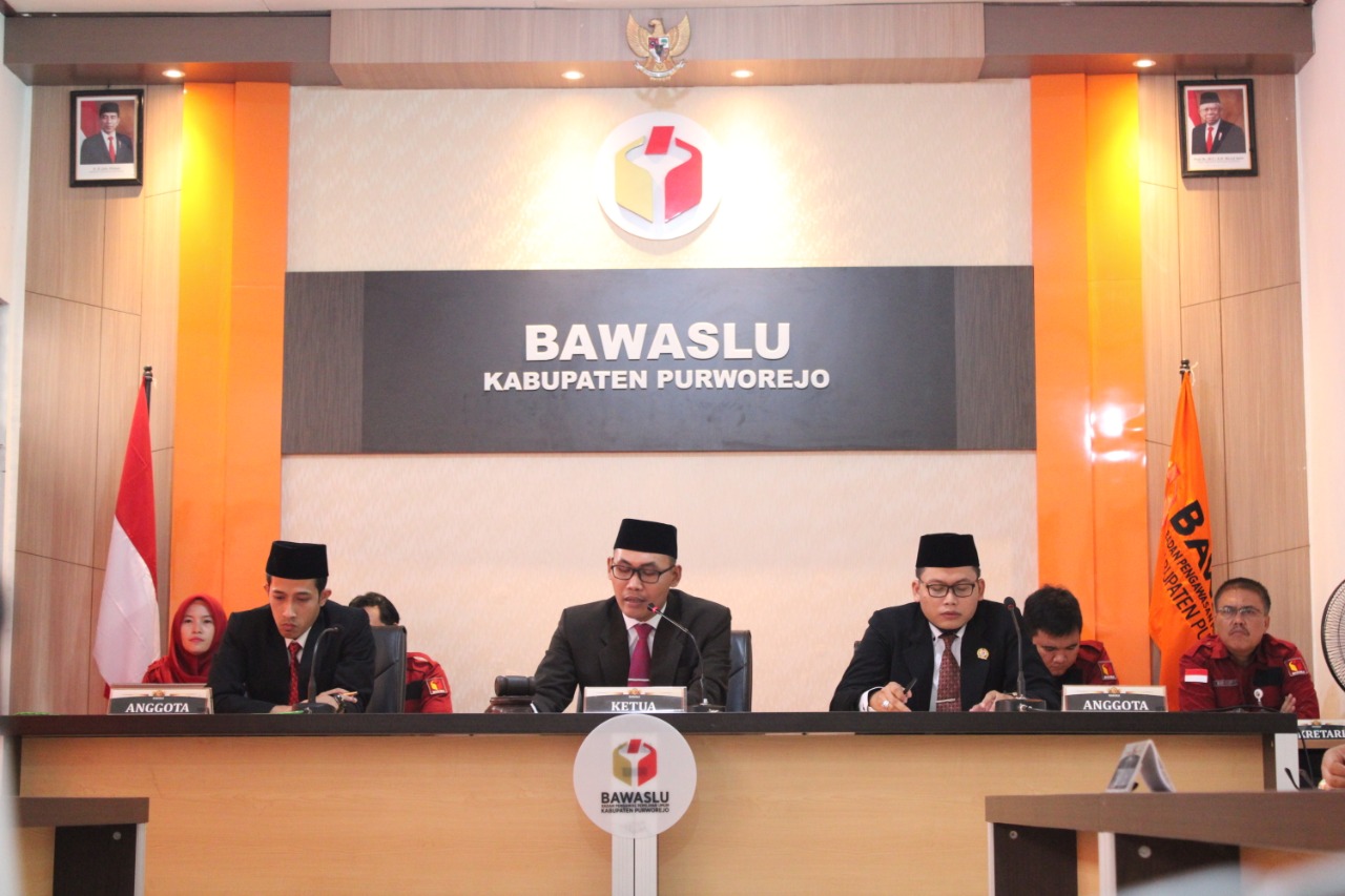 Bawaslu Purworejo Kabulkan Sebagian Permohonan Pemohon