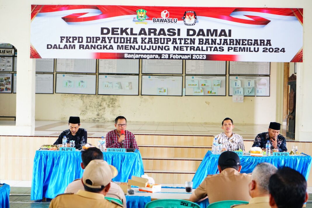 Kepala Desa di Banjarnegara Siap Netral dalam Pemilu 2024