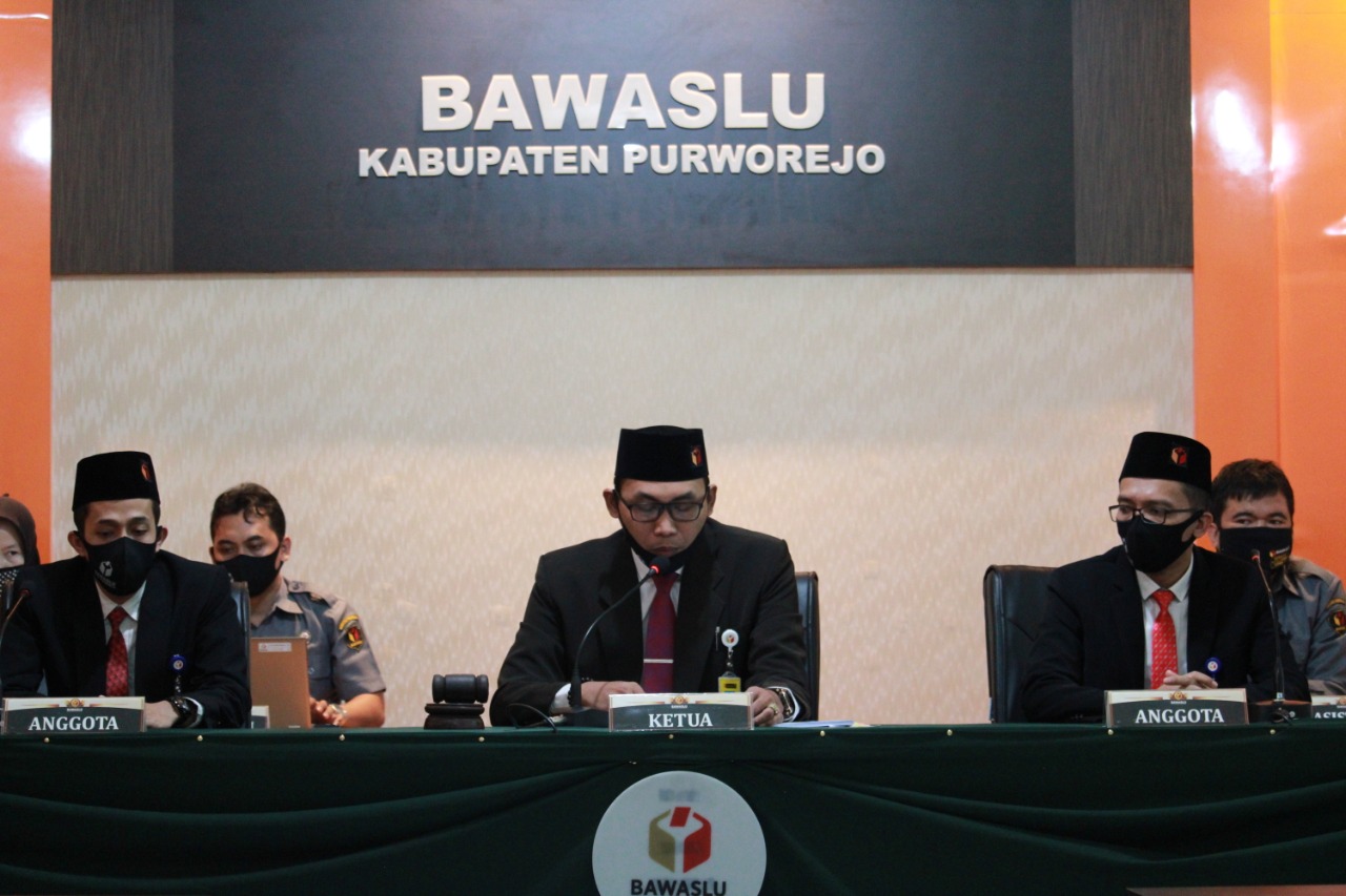 Bawaslu Purworejo Tolak Permohonan Pemohon