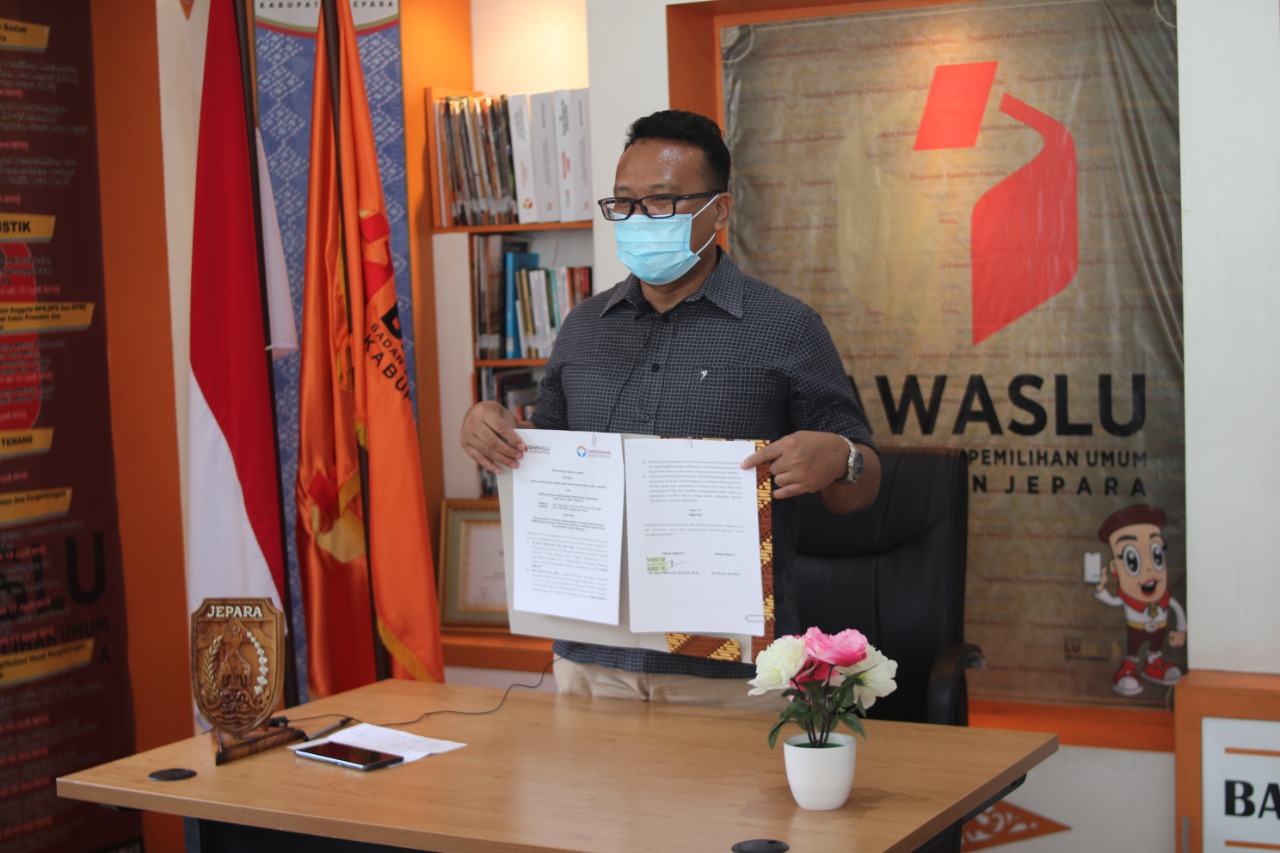 Perkuat Pengawasan Pilkada 2020, Bawaslu Jawa Tengah Jalin Kerjasama dengan Ombudsman Perwakilan Jawa Tengah