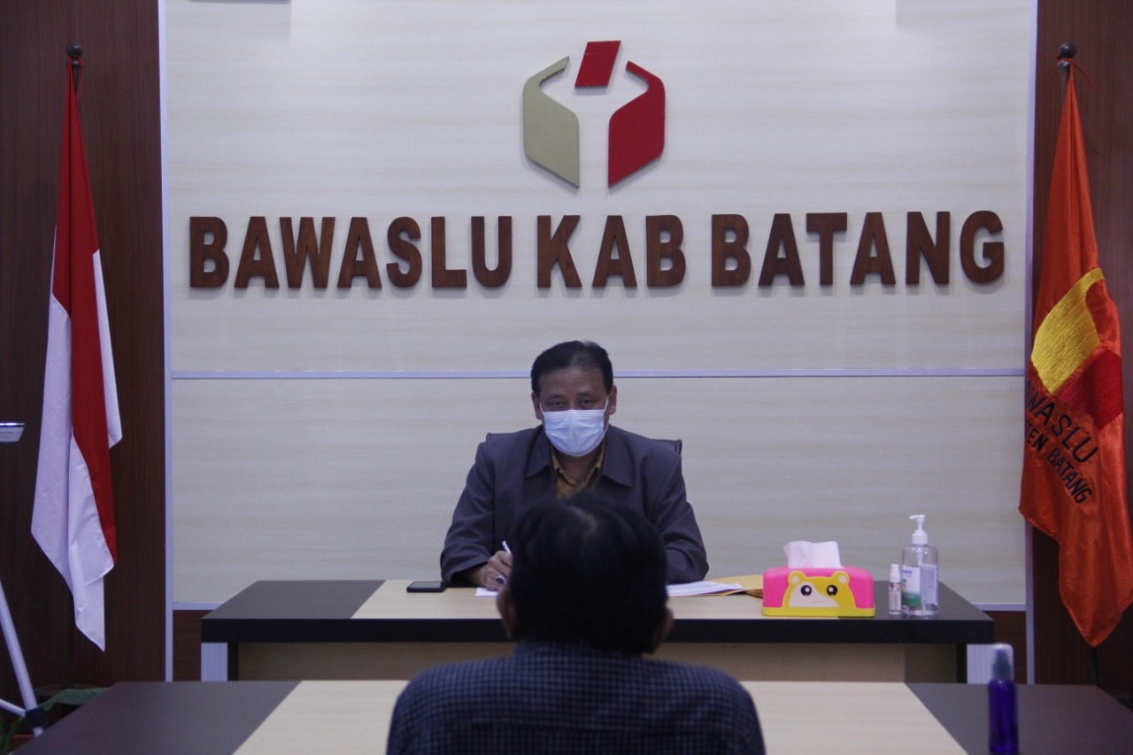 Bawaslu RI laksanakan Verifikasi PAW Calon Anggota Bawaslu Kab. Batang