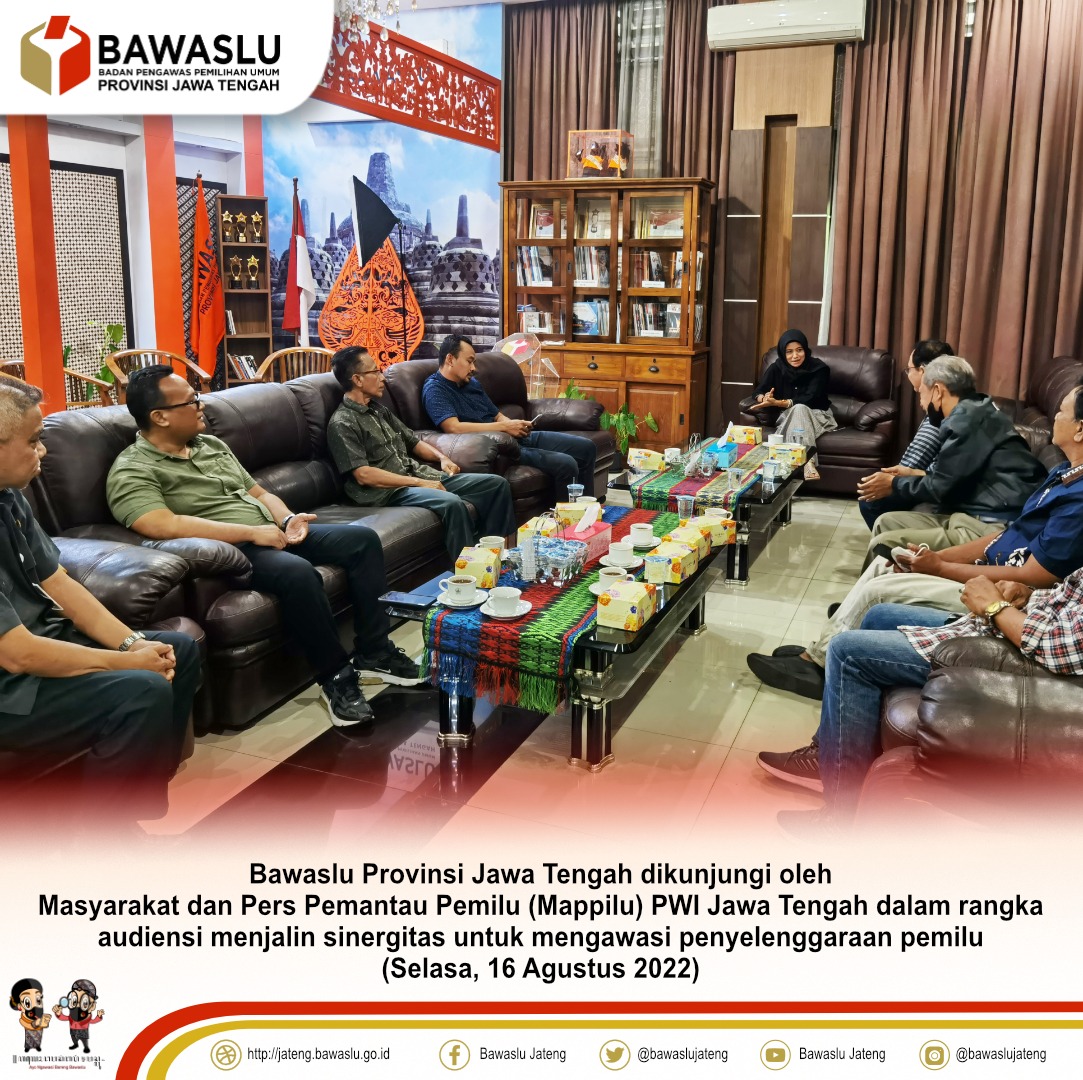 Mappilu PWI Jateng Siap Ikut Awasi Pemilu