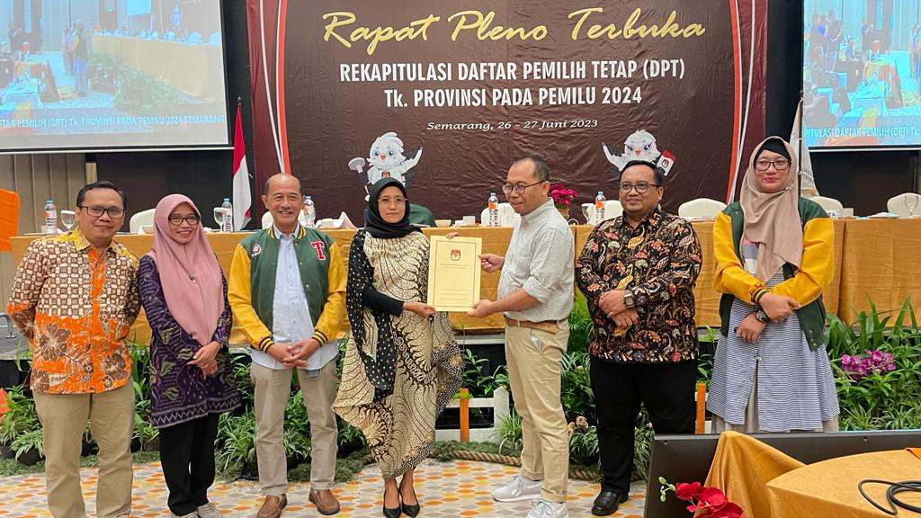 DPT di Jateng Ditetapkan, Bawaslu Jateng Dorong Pemeliharaan Data Pemilih Hingga Hari Pemungutan Suara