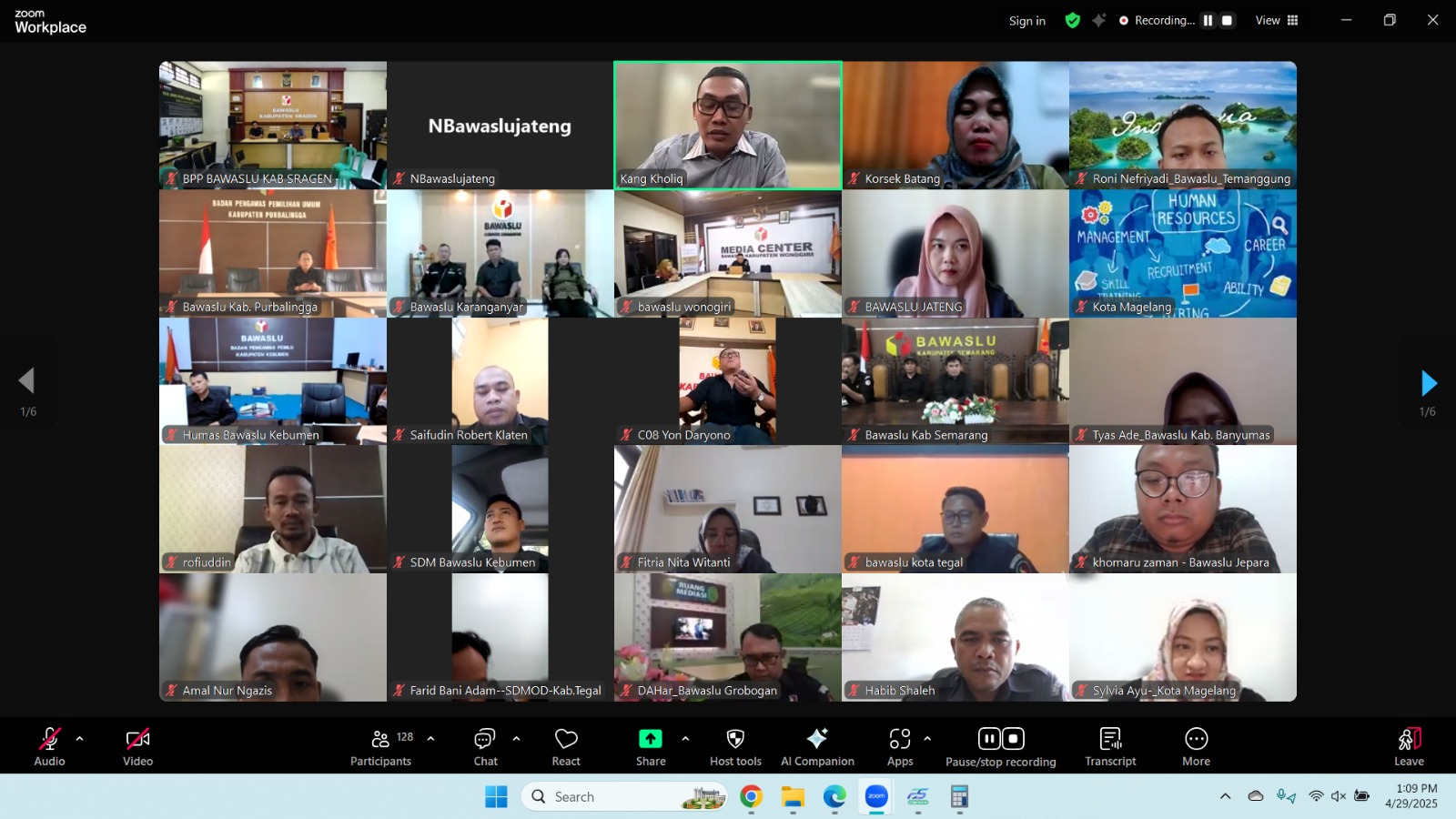 Bawaslu Jateng Gelar Rakor Kearsipan