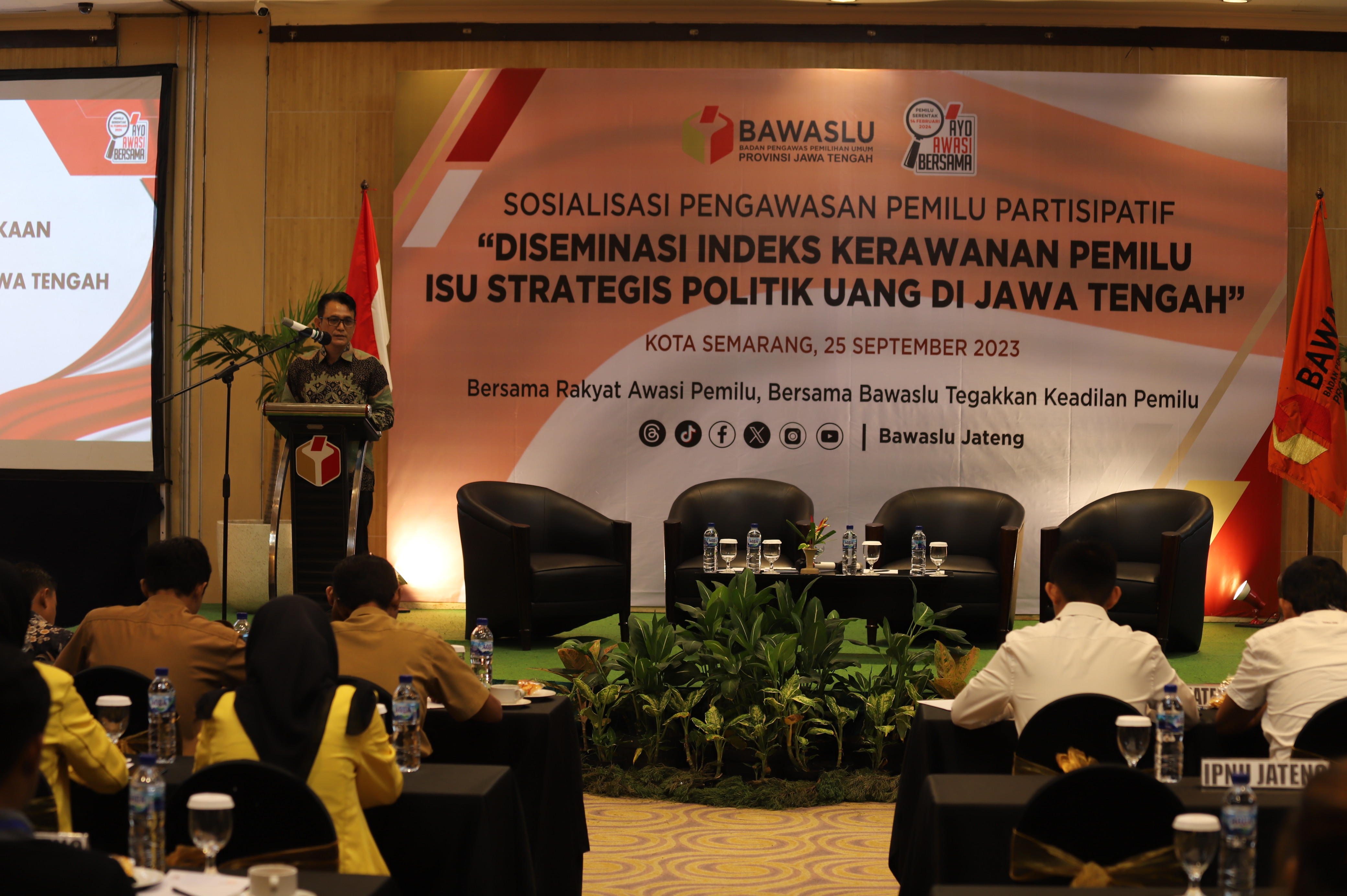 Bawaslu Jateng Ajak Masyarakat Untuk Antisipasi Terkait Modus Politik Uang