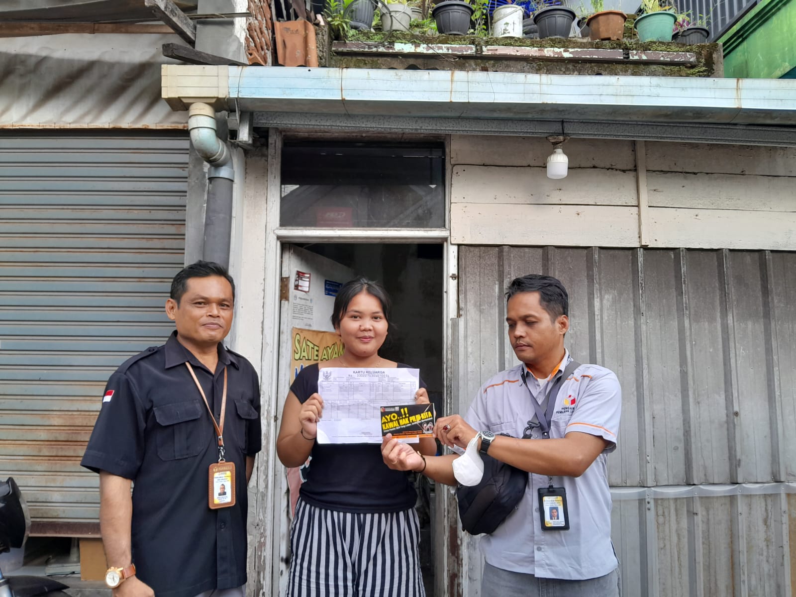 Kawasan Gang Sempit bukan Halangan untuk Lokasi Patroli Kawal Hak Pilih