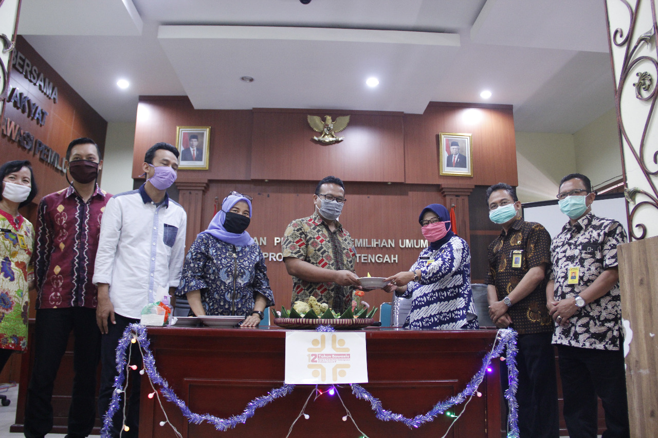 Bawaslu Jateng Ikut Meriahkan Peringatan HUT ke-12 Bawaslu