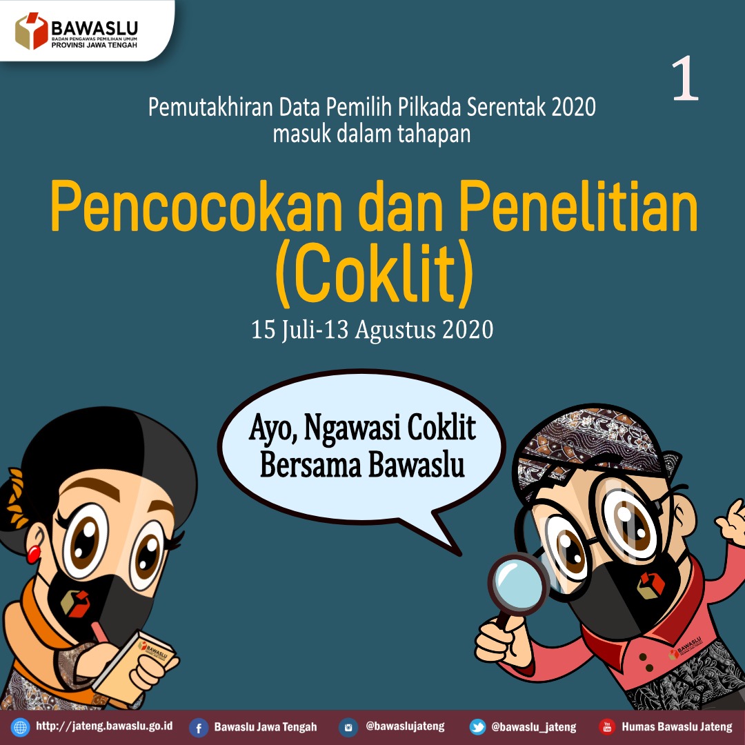 Bawaslu Jateng: Soal Data Pemilih, KPU Kurang Transparan