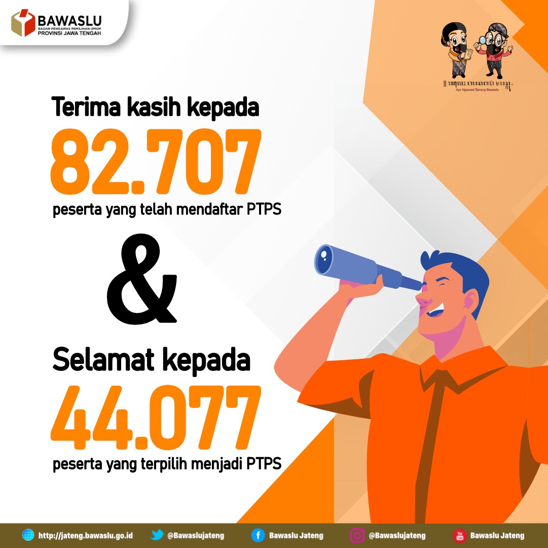 "Tinggi", Animo Pendaftar Pengawas TPS Pilkada 2020 di Jateng
