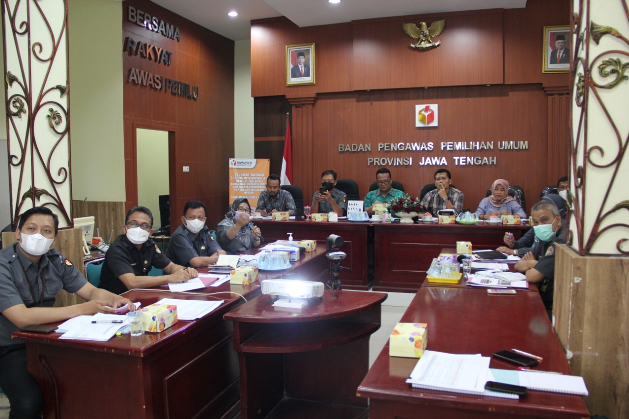 Bawaslu Jateng Rapat Program Kerja 2022
