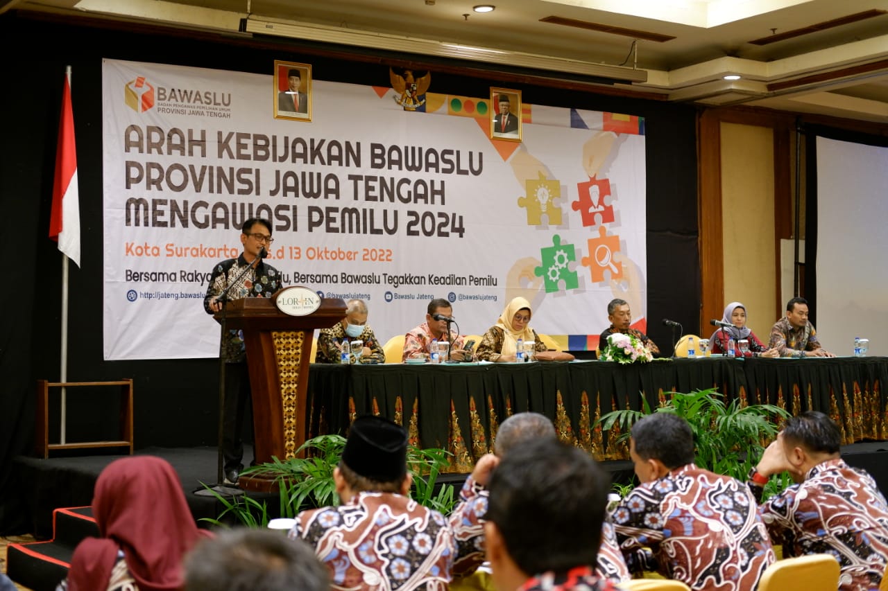 Bawaslu Jawa Tengah Konsolidasi Bersama 35 Bawaslu Kabupaten/Kota