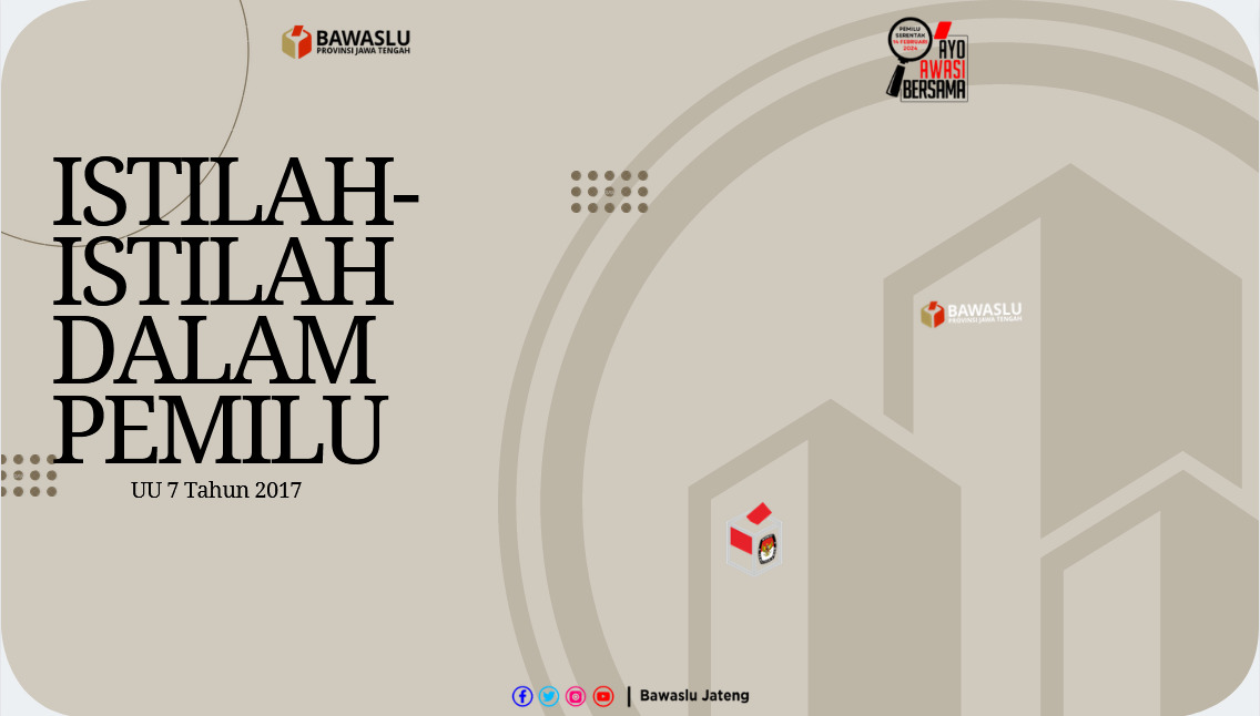 Inilah Istilah-Istilah dalam Penyusunan Daftar Pemilih Pemilu