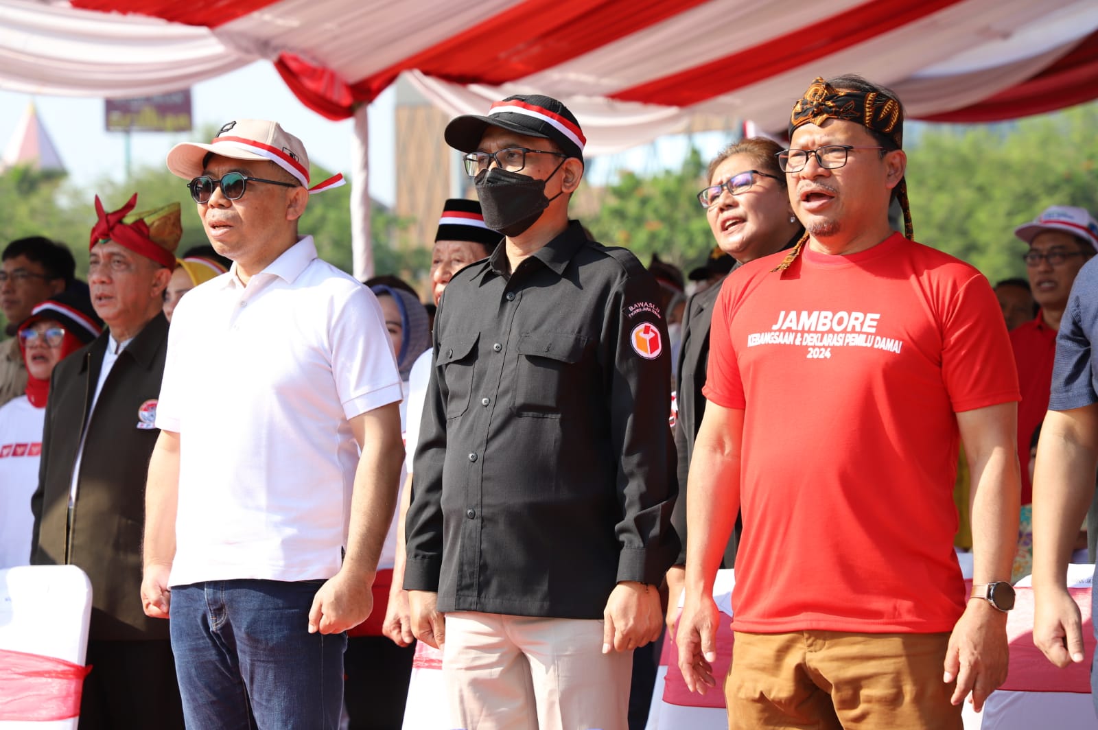 Bawaslu Jateng Hadiri Acara Deklarasi Pemilu Damai 2024Â 