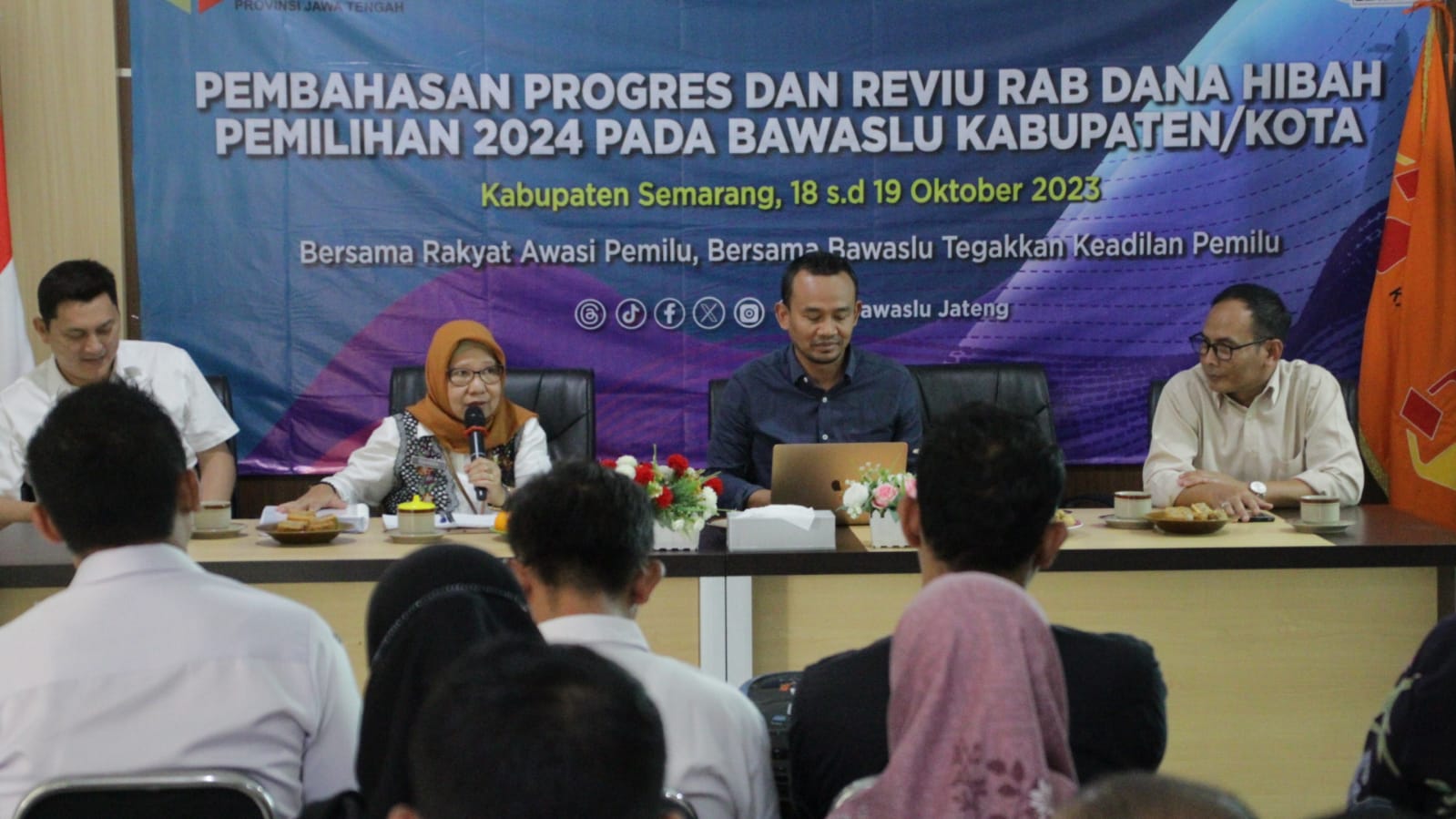 Bawaslu Jateng Imbau Jajaran Bawaslu Kabupaten/Kota Terkait Penggunaan RAB Harus Sesuai Pedoman