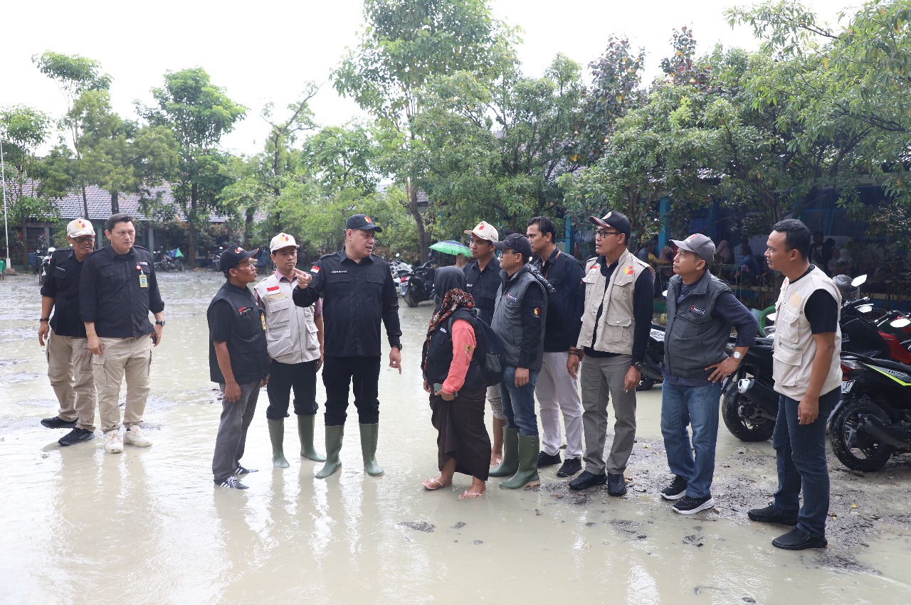 Bawaslu Jateng bersama Bawaslu RI Pantau PSS di TPS Wilayah Banjir Kabupaten Demak