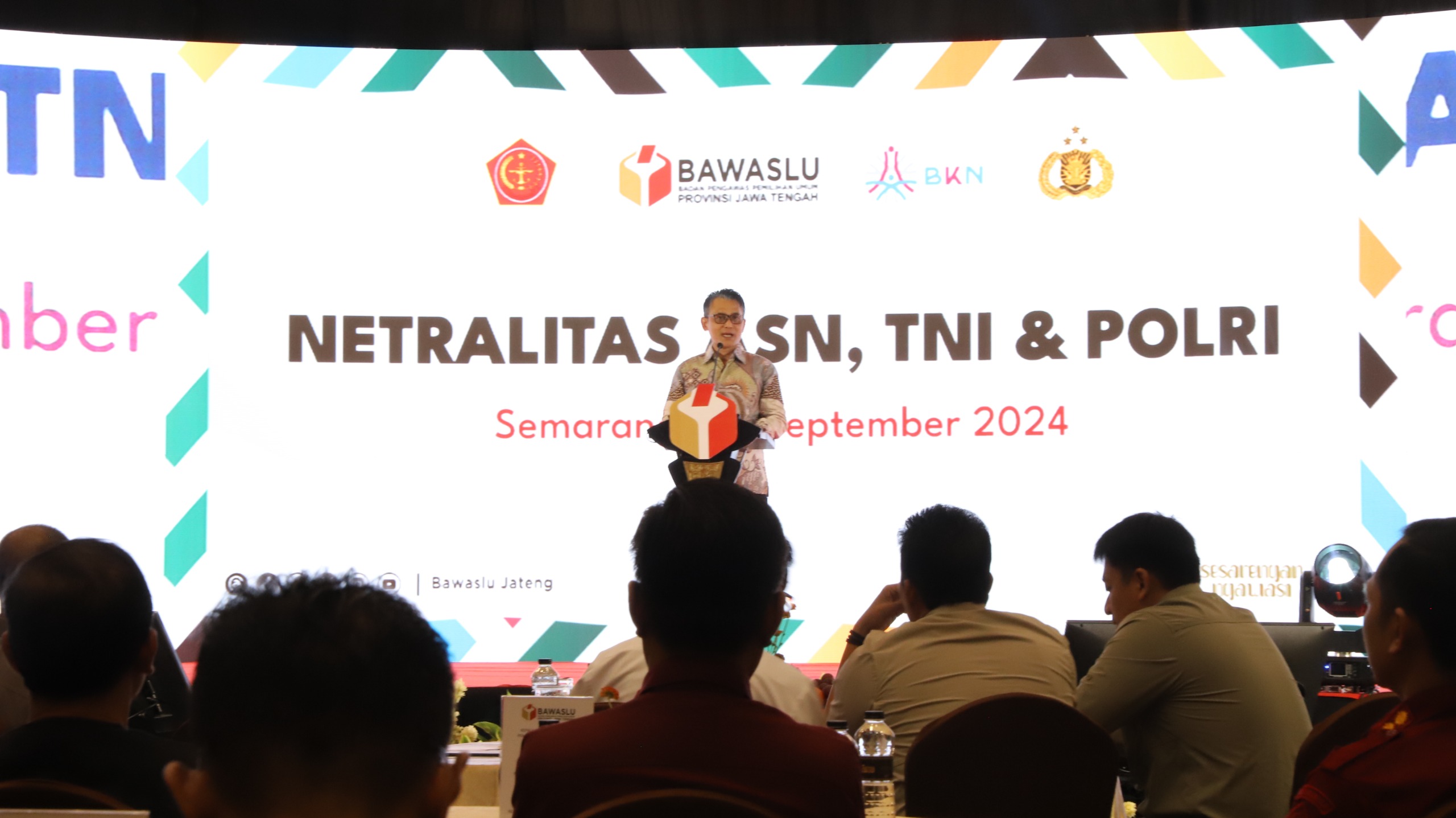 Para ASN TNI POLRI di Jateng Komitmen Netral dalam Pemilihan 2024