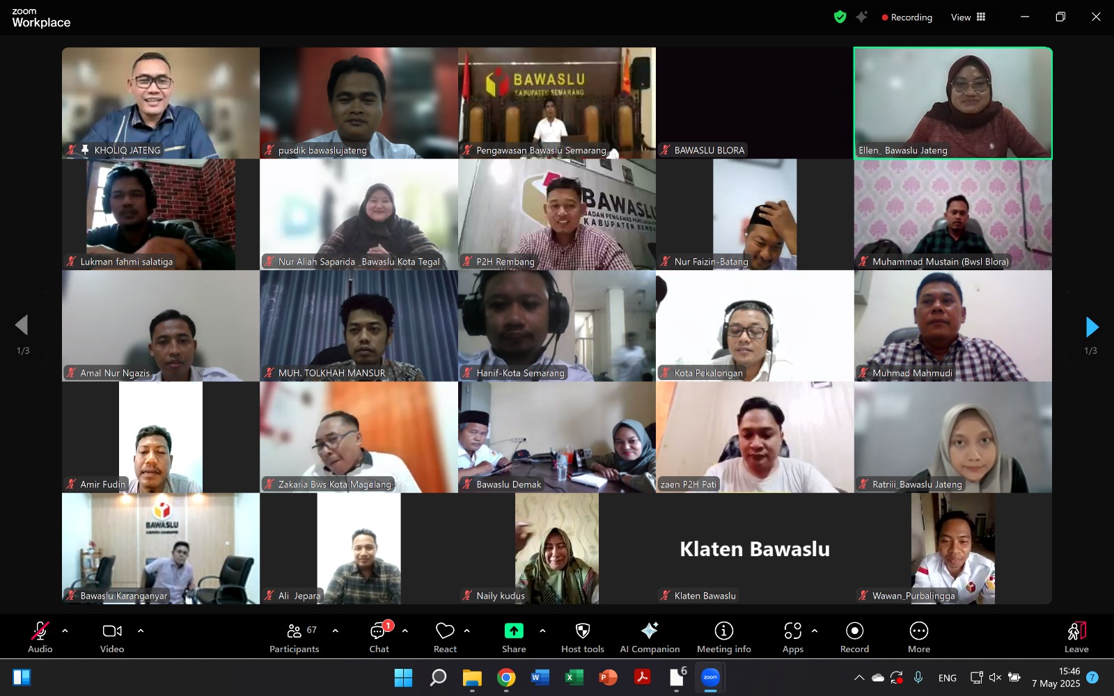 Masa Non Tahapan, Bawaslu se Jateng Luncurkan Ratusan Program Kegiatan