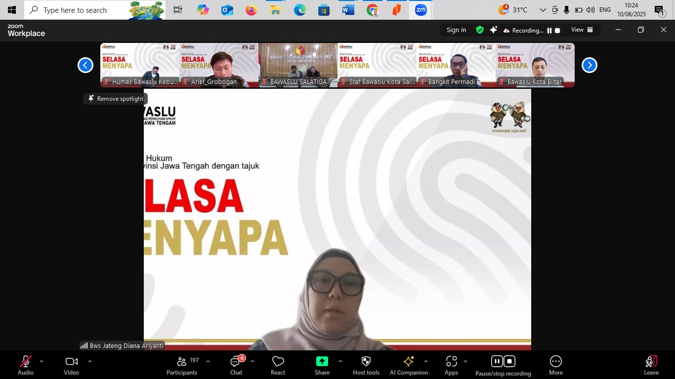 Diskusikan Aspek Yuridis dan Empiris PSU di Magetan, Bawaslu Jawa Tengah Undang Bawaslu Jawa Timur sebagai Narasumber