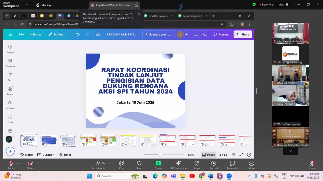 Bukan Sekadar Skor, Bawaslu Jateng Tekankan Integritas Substansial dalam SPI Tahun 2024