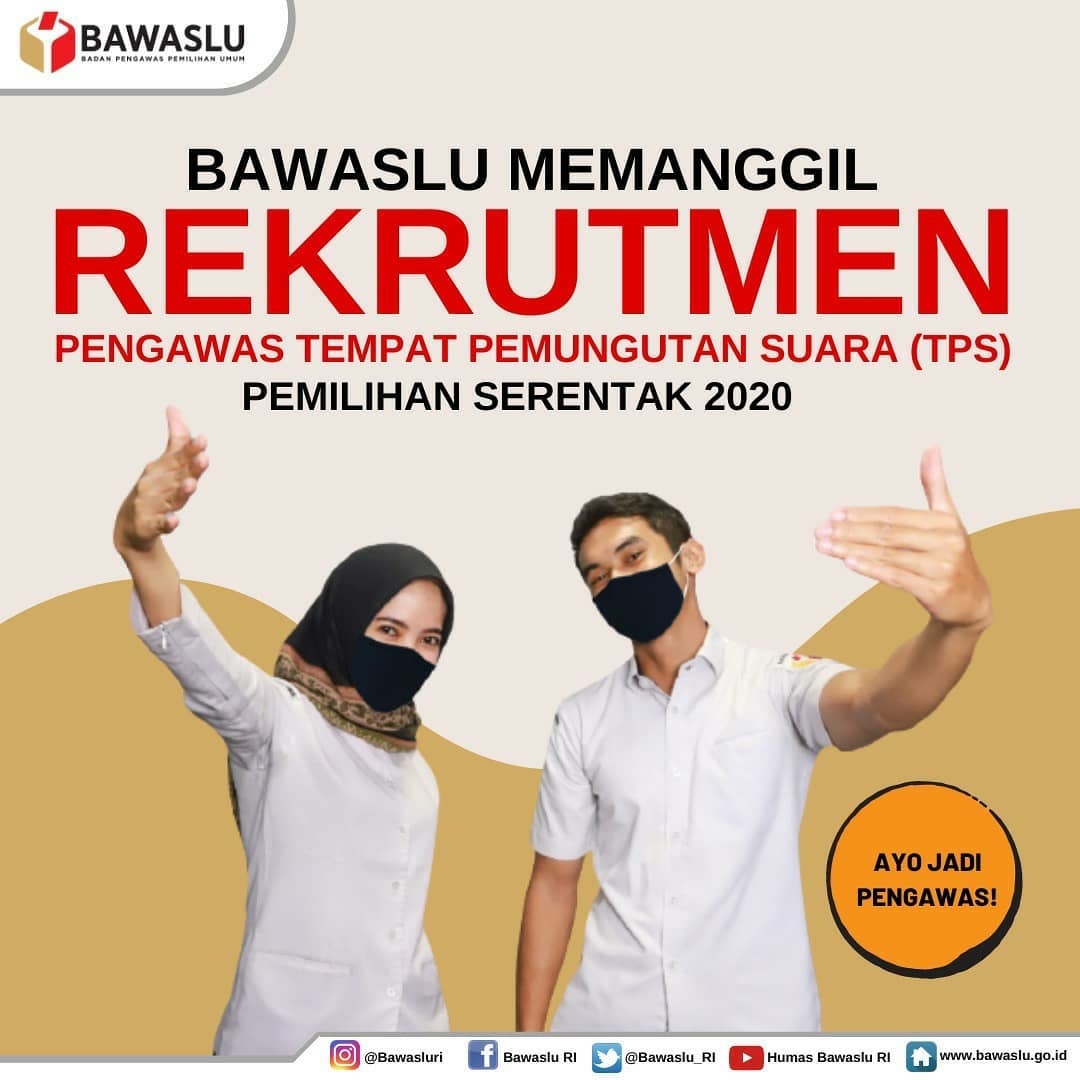 PENDAFTARAN PTPS PILKADA 2020 DIBUKA, INI INFORMASINYA
