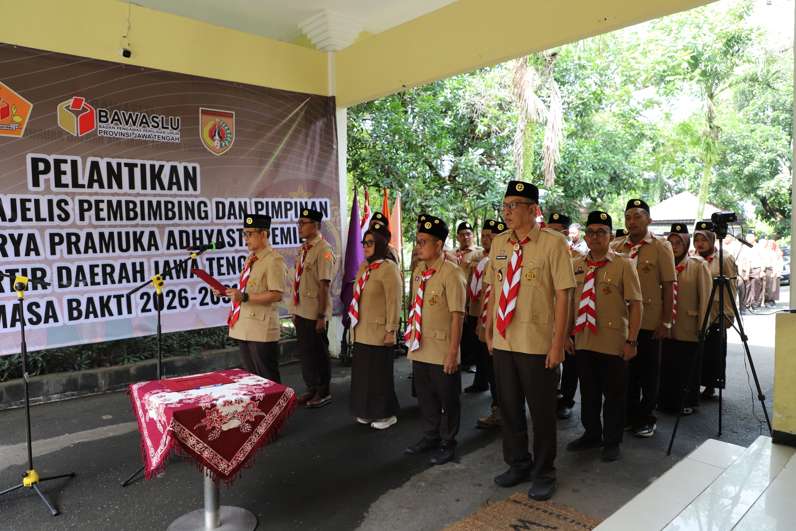 Saat Muhammad Amin membacakan Ikrar