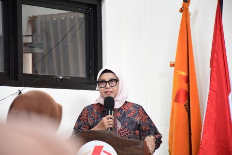 Anggota Bawaslu Provinsi Jawa Tengah, Diana Aryanti, saat membuka kegiatan Pendidikan Pengawas Partisipatif (P2P) yang diselenggarakan Bawaslu Kabupaten Boyolali