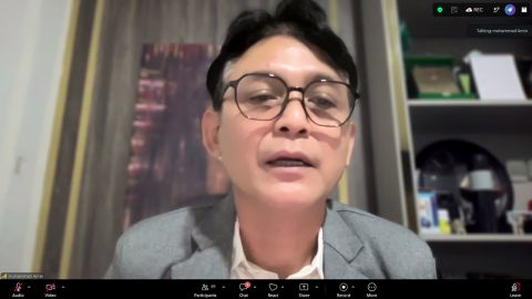 Ketua Bawaslu Provinsi Jawa Tengah menegaskan tentang fungsi kehumasan dalam rapat evaluasi kehumasan semester I tahun 2026 yang dilakukan secara daring