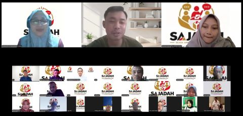 Materi SAJADAH (Selasa Jumat Diskusi Asik dan Hangat) Volume 13 yang mengangkat sosialisasi e-Nanas Madu disampaikan oleh Nova Dwi Kristiana Pelaksana pada Bagian Administrasi sekaligus Bendahara Pengeluaran Bawaslu Provinsi Jawa Tengah