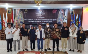 Bawaslu Jawa Tengah Awasi Pendaftaran Calon DPRD Provinsi dan Calon DPD