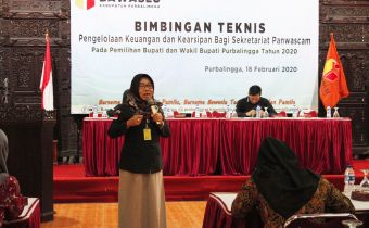 Bawaslu Purbalingga Gelar Rakor Pengelolaan Dana Hibah dan Kearsipan Pilkada