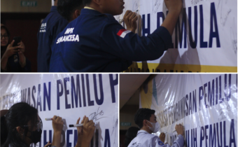 Gandeng Osis Dan MPK Awasi Pemilu Tahun 2024. Sosialisasi Pengawasan Partisipatif Bagi Pemilih Pemula