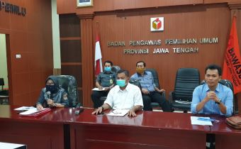 Arahan Ketua Bawaslu RI dalam Rapat di Bawaslu Jateng