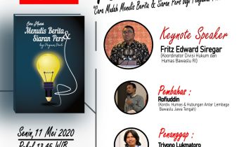 Peluncuran Buku: â€œCara Mudah Menulis Berita & Siaran Persâ€