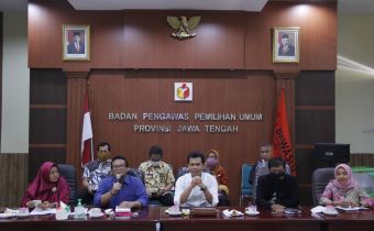 Bawaslu Jateng Halal Bihalal dan Persiapan Pengawasan Pilkada Lanjutan