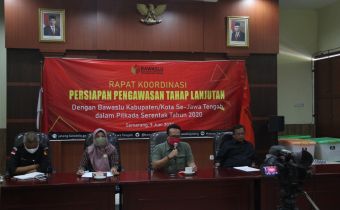 Jawa Tengah Menggelar Rapat Koordinasi Persiapan Pengawasan Pilkada