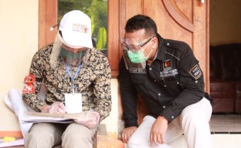 Ketua Bawaslu Jateng Awasi Coklit di Wilayah Ujung Selatan Wonogiri