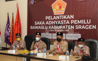 Bawaslu Sragen Resmikan SAKA Adhyasta Pemilu