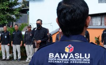 Pimpin Apel Patroli Pengawasan di Cilacap, Husain : Pastikan Masyarakat Dapat Hak Pilihnya.