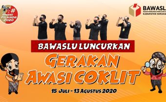 Bawaslu Luncurkan Gerakan Masyarakat Awasi Coklit di Masa Pandemi