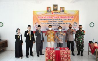 Pelantikan PTPS, Ini Pesan Anggota Bawaslu Provinsi Jawa Tengah