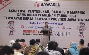 Bawaslu Jateng Pilot Project Penyusunan dan Mapping Dana Hibah Pilkada 2024