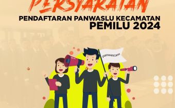 Bawaslu Mulai Rekrut Panwaslu Kecamatan Pemilu 2024
