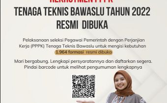 Rekrutment PPPK Tenaga Teknis Bawaslu Tahun 2022