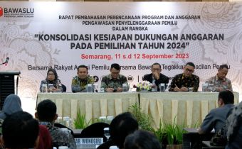 Petakan Usulan Dana Hibah, Bawaslu Jateng Gelar Rapat Kesiapan Dukungan Anggaran Pemilihan