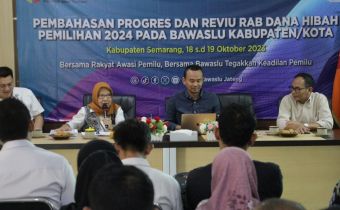 Bawaslu Jateng Imbau Jajaran Bawaslu Kabupaten/Kota Terkait Penggunaan RAB Harus Sesuai Pedoman