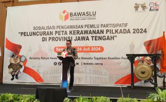 Bawaslu Jateng Luncurkan Peta Kerawanan Pilkada 2024