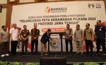 Bawaslu Jateng Luncurkan Peta Kerawanan Pilkada 2024